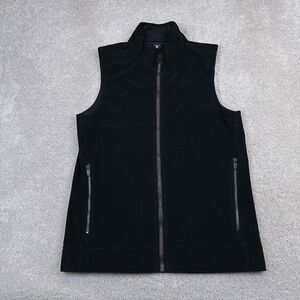 No Bull Vest Mens Medium Black Fleece Full‎ Zip Midweight Crossfit Outdoors